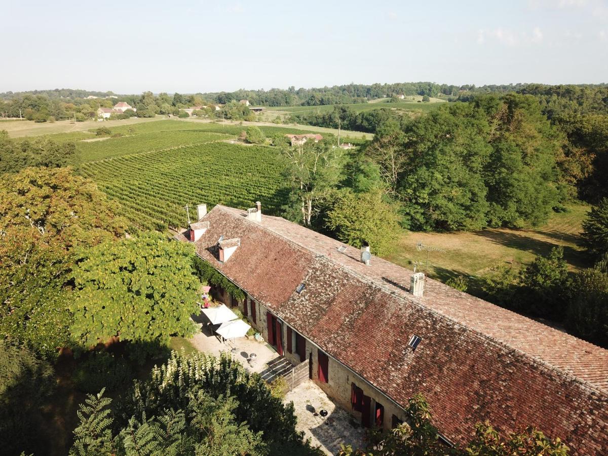 Du Vert & Du Bon Air - Linge Maison Inclus - Parking Prive Gratuit - Centre Ville Bergerac 10Mn - Domaine Bellevue Cottage En Perigord Lembras Exterior foto